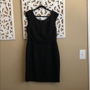 Kay Unger textured shimmer dress